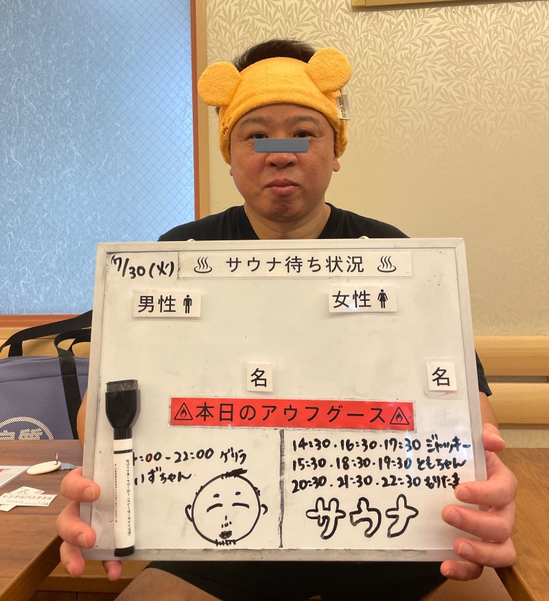 ジャッキーさんのたからゆのサ活写真