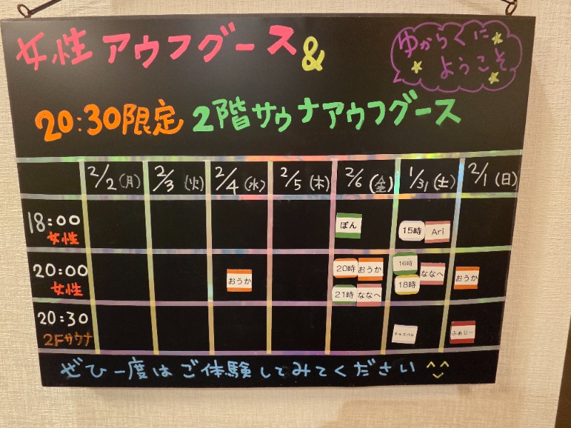 メーテルさんのととのいの郷 秦野湯花楽のサ活写真