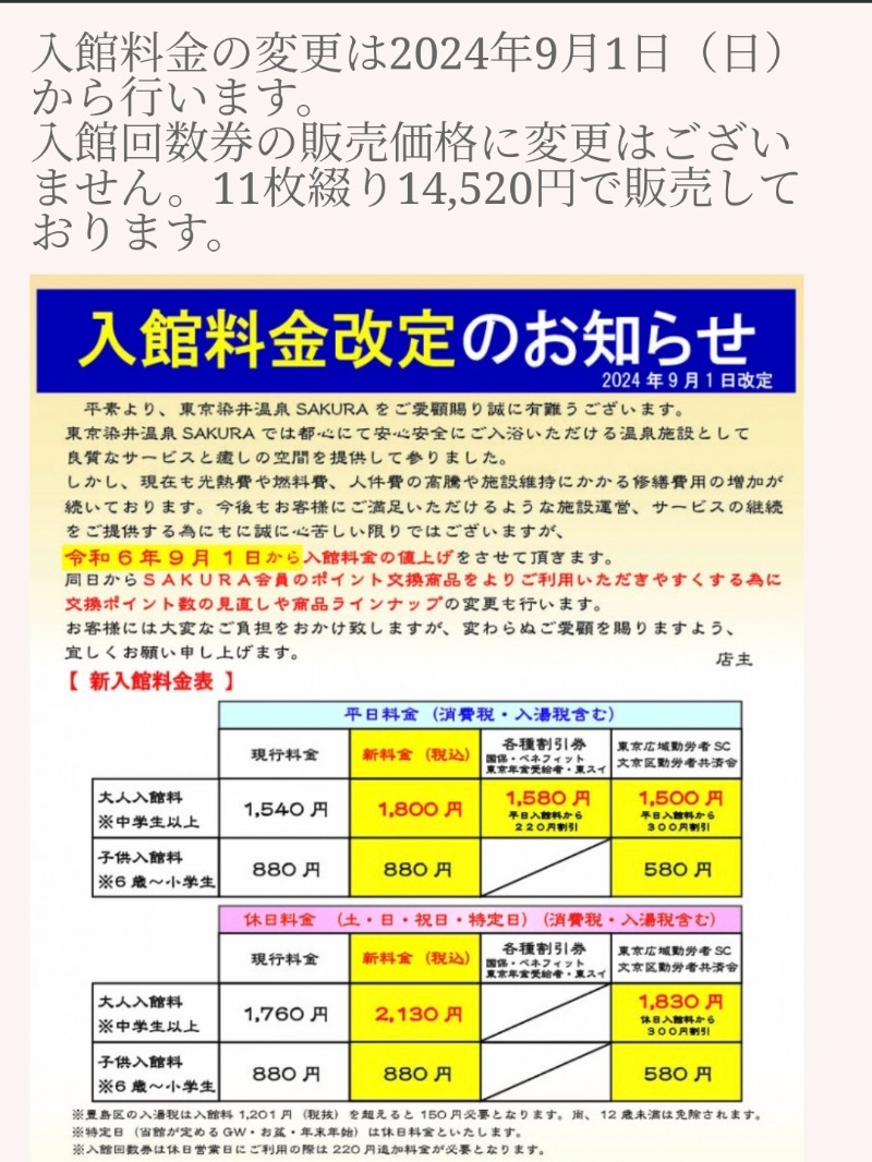 hayaminさんの東京染井温泉 SAKURAのサ活写真