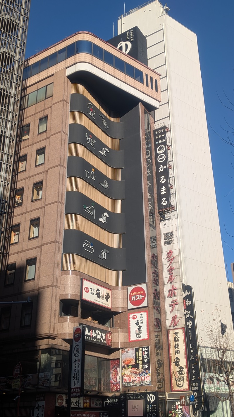 プー珍さんのサウナ&ホテル かるまる池袋のサ活写真