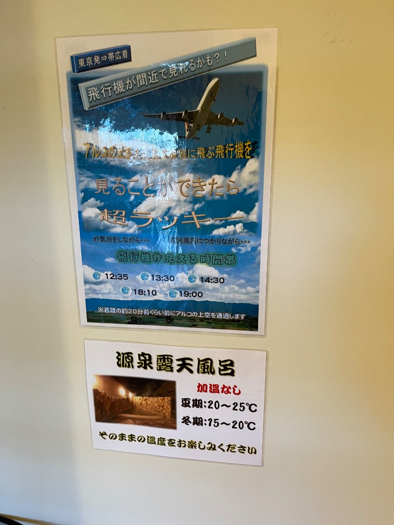 ヒビヨシさんの十勝ナウマン温泉ホテルアルコのサ活写真