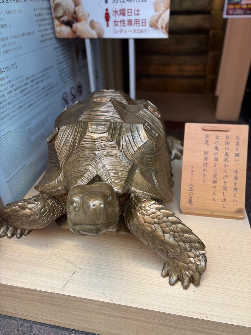 タカこやまさんの生姜サウナ「金の亀」のサ活写真