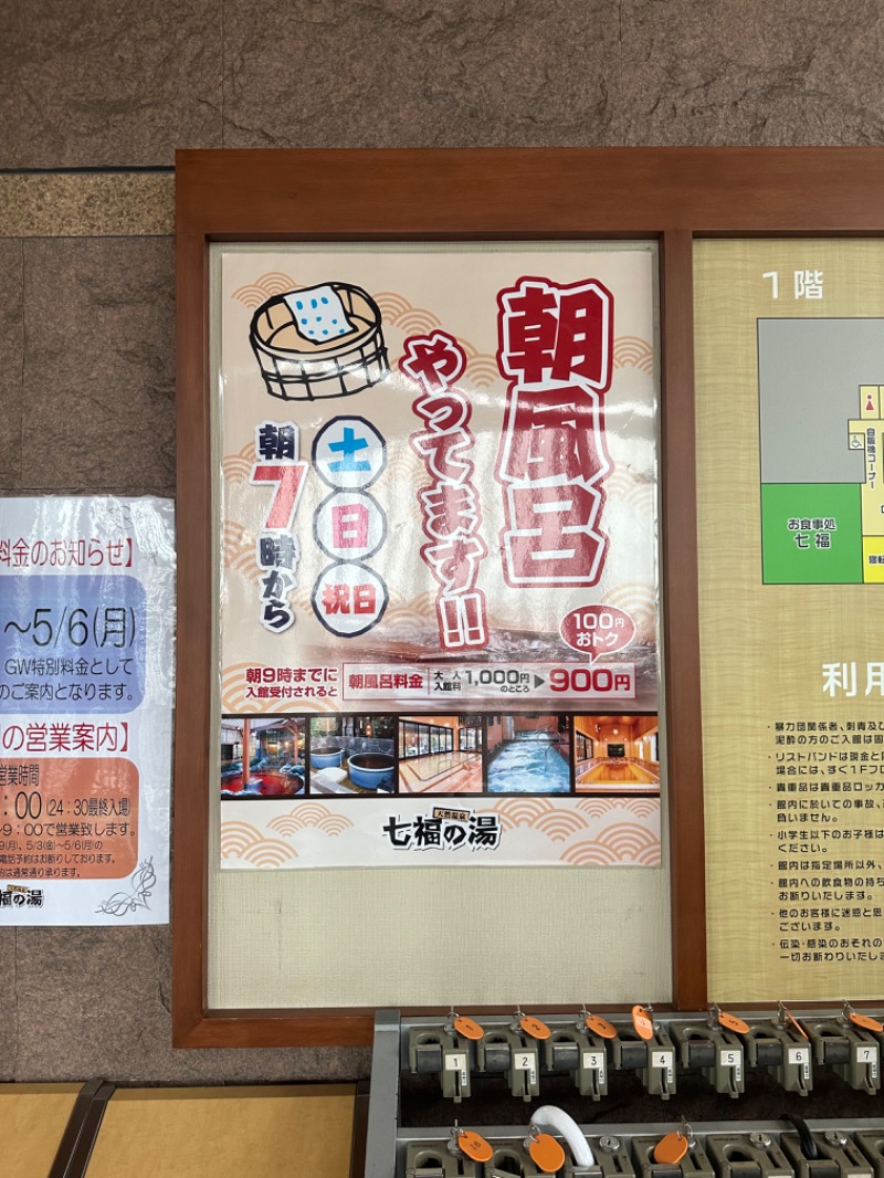 Amamixさんの七福の湯 戸田店のサ活写真