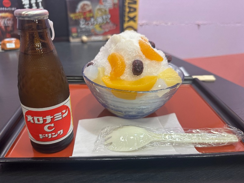 オロポココかき氷 : スパ&カプセル ニューウイング（墨田区）のサウナ