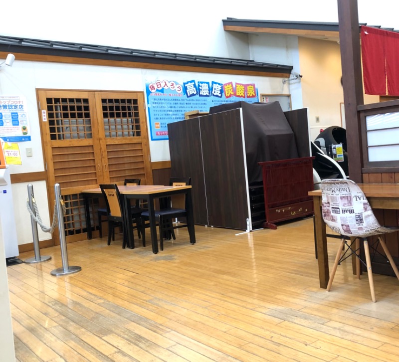 ナナメさんの前橋やすらぎの湯のサ活写真