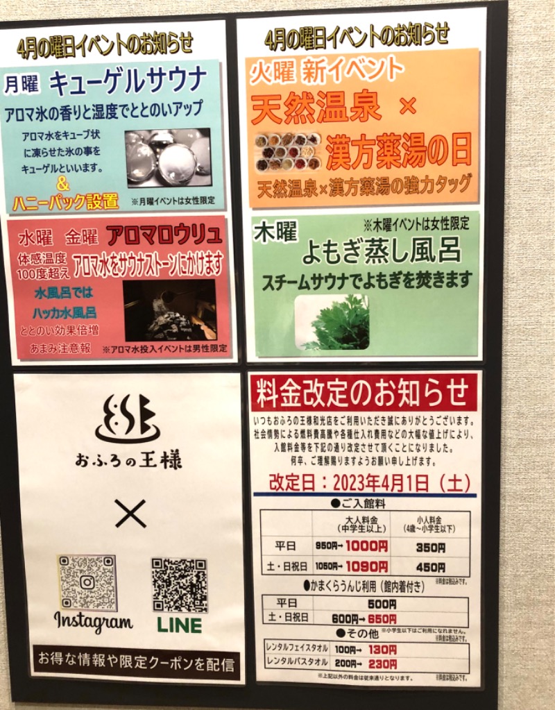 ナナメさんのおふろの王様 和光店のサ活写真