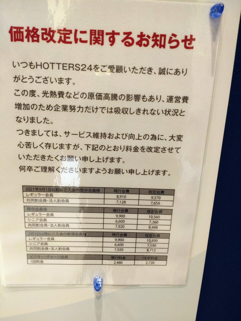 鼻眼鏡さんのHOTTERS24西宮上ケ原店のサ活写真