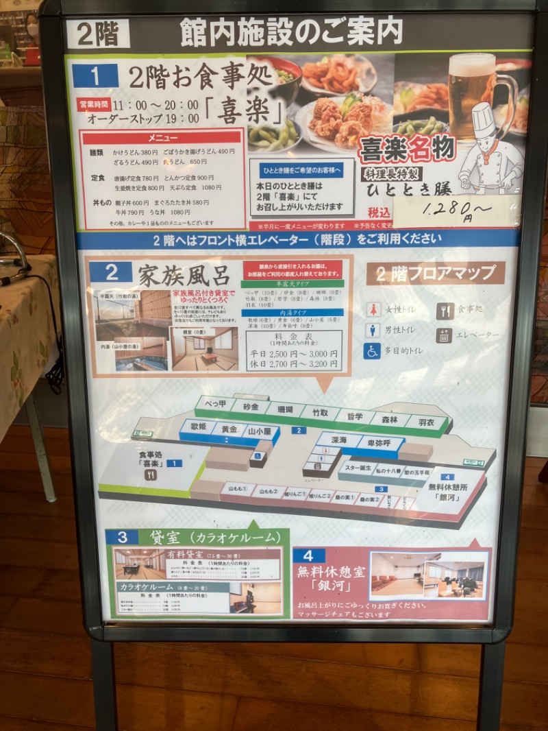 ミントちんさんのカルナパーク花立山温泉のサ活写真