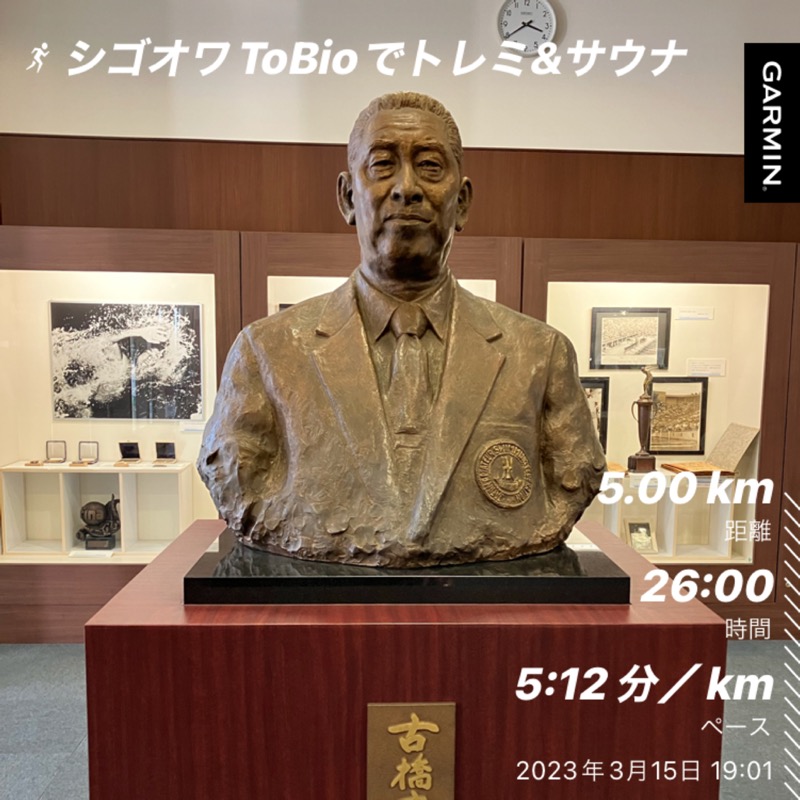 サウナハットは大きめが好きさんの古橋廣之進記念浜松市総合水泳場 ToBiOのサ活写真