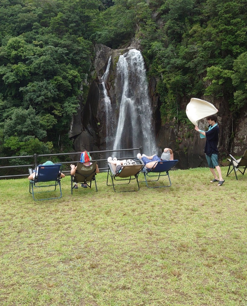 青の世界観@5/23川崎サウナハウスさんの飛雪の滝キャンプ場のサ活写真