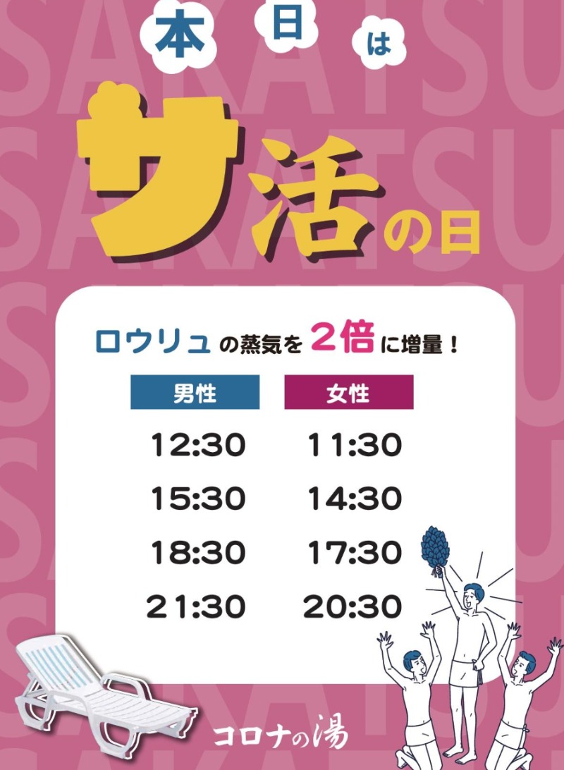 カレーうどんさんの天然温泉 コロナの湯 半田店のサ活写真