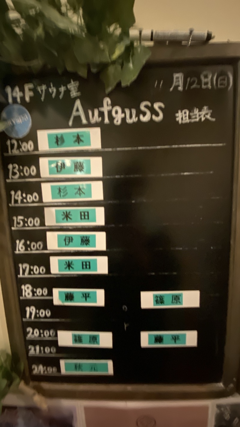 こーじさんのスカイスパYOKOHAMAのサ活写真
