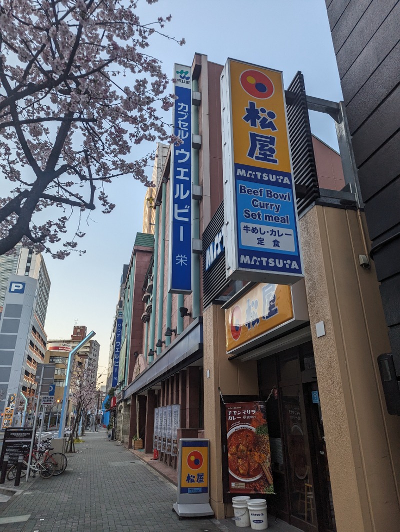 上段の隅すさんのウェルビー栄のサ活写真