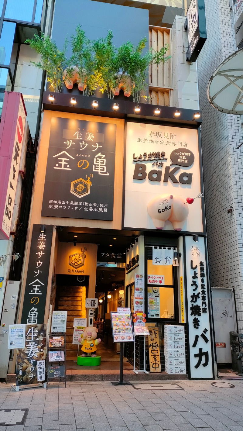 れもん水さんの生姜サウナ 金の亀のサ活写真