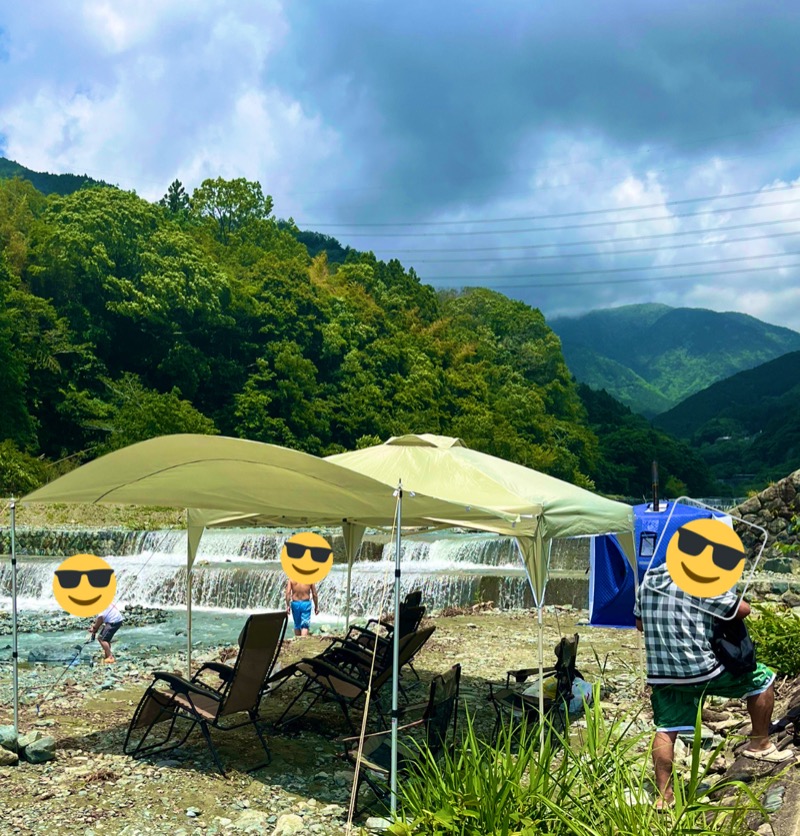 ｳﾗｹﾝさんの松田町寄 中津川河川敷のサ活写真