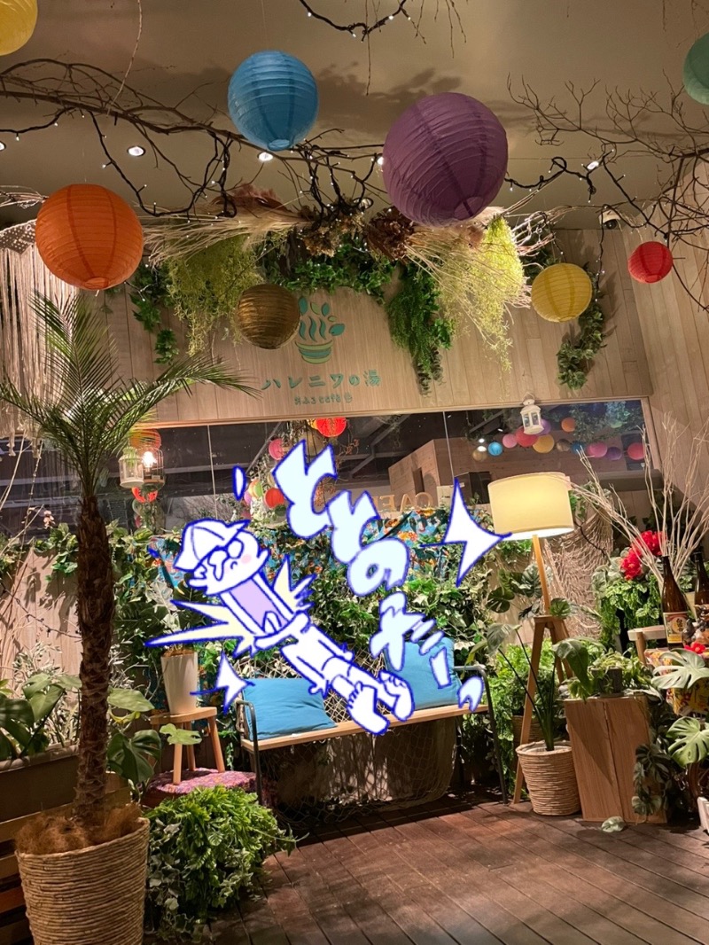 大浜佑介さんのおふろcafé ハレニワの湯のサ活写真