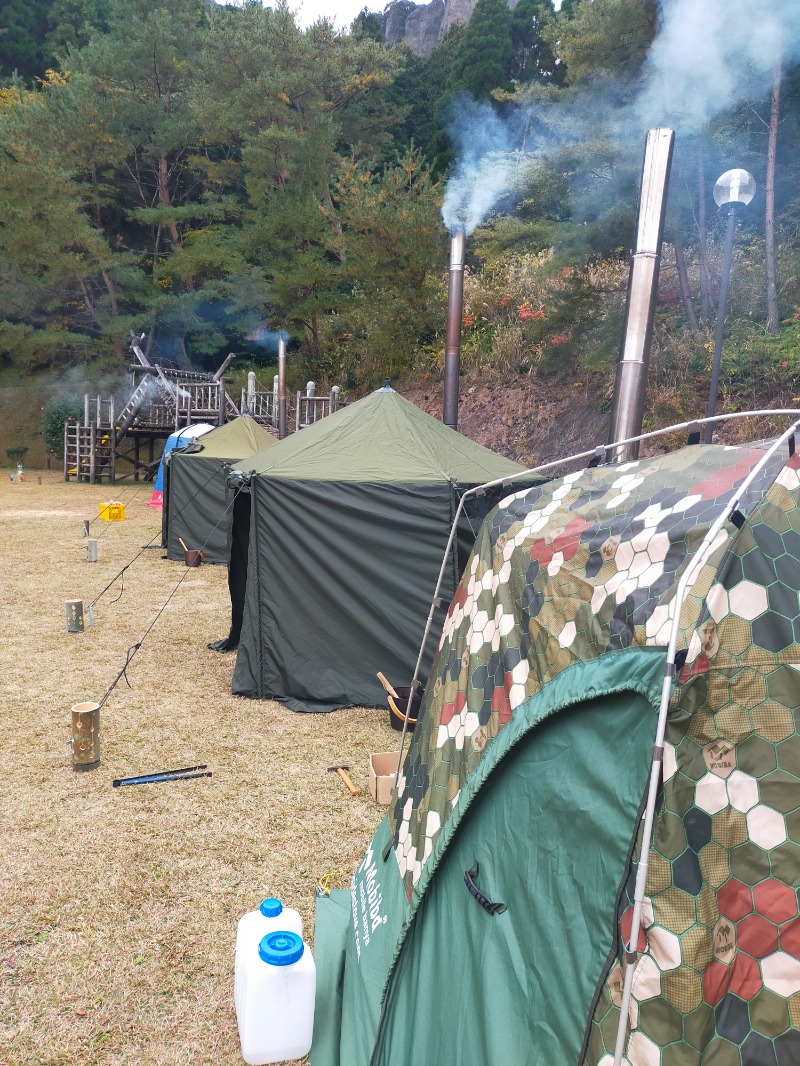 TOA PAPAさんの乳待坊公園いこいの広場キャンプ場のサ活写真