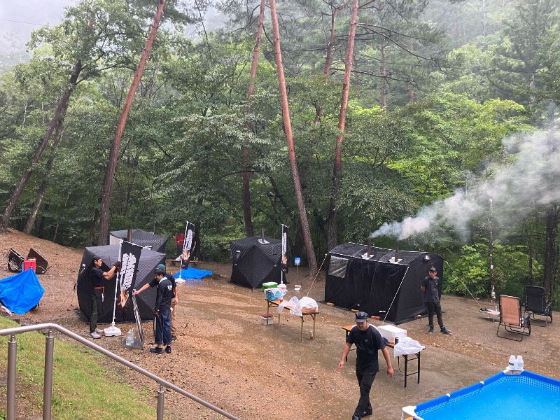 くまっく(若)さんの棚倉町 山本キャンプ場のサ活写真