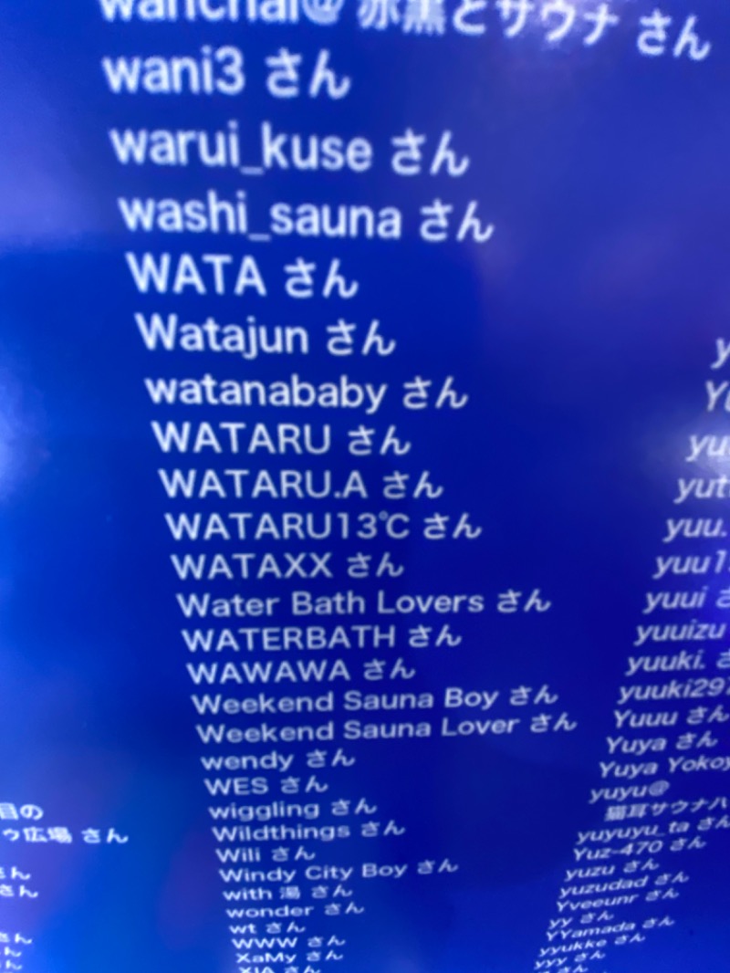 WATARU13℃さんの湯乃泉 草加健康センターのサ活写真