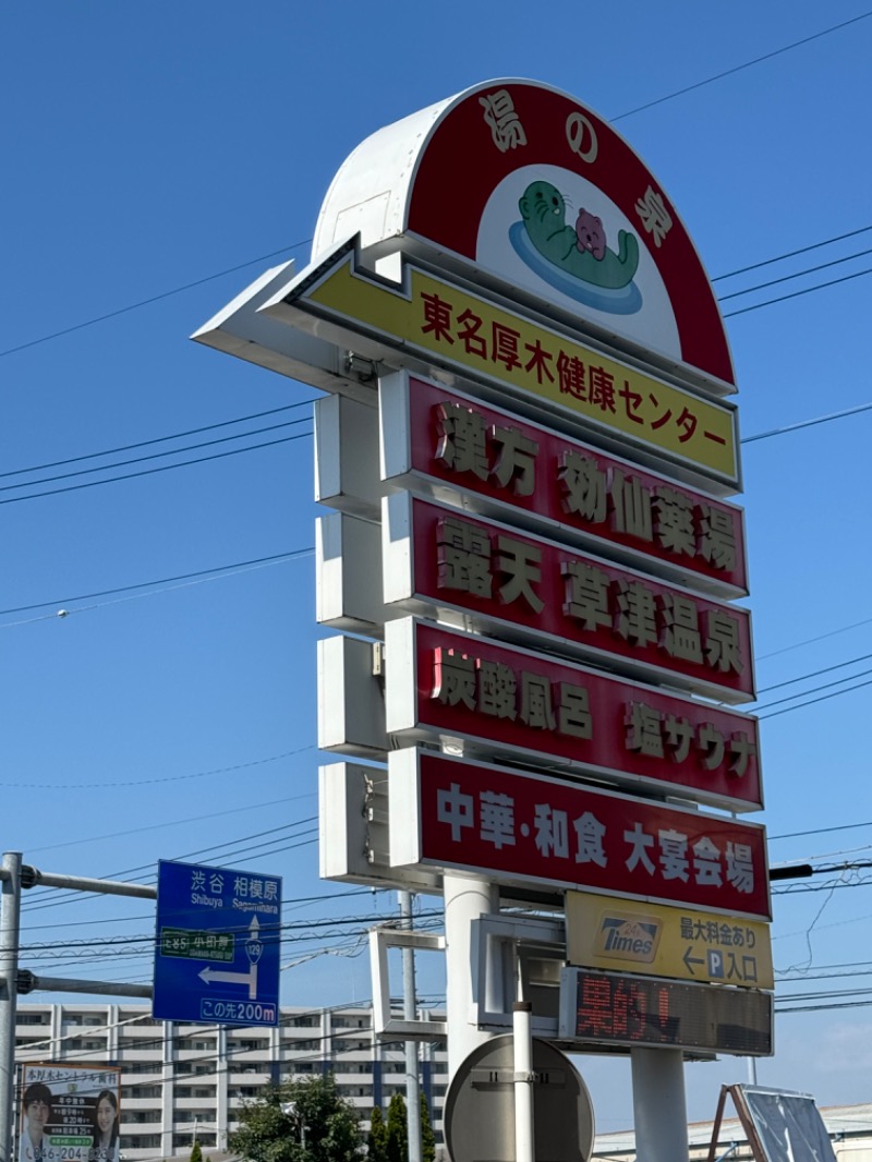 WATARU13℃さんの湯乃泉 東名厚木健康センターのサ活写真