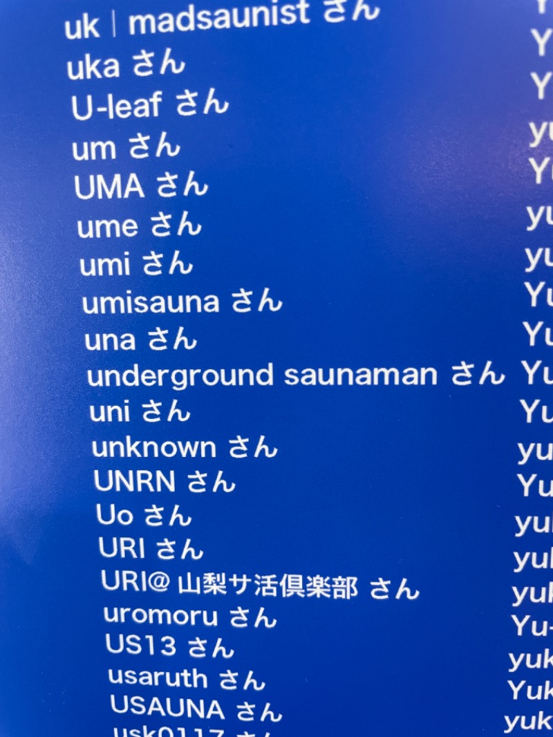 underground saunamanさんの湯乃泉 草加健康センターのサ活写真