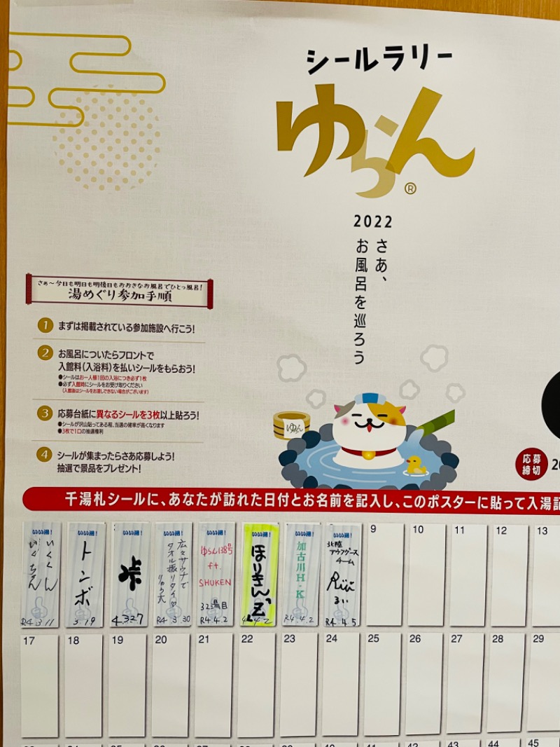 るいさんのほっとらんどNANAOのサ活写真