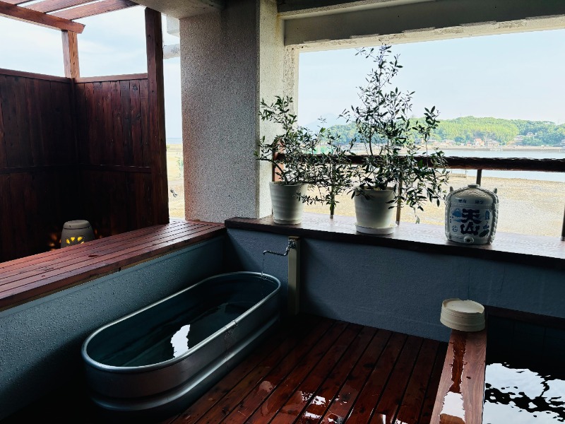 藤井　凪さんの竹崎かにと日本酒の宿 鶴荘≪プライベートサウナ≫のサ活写真