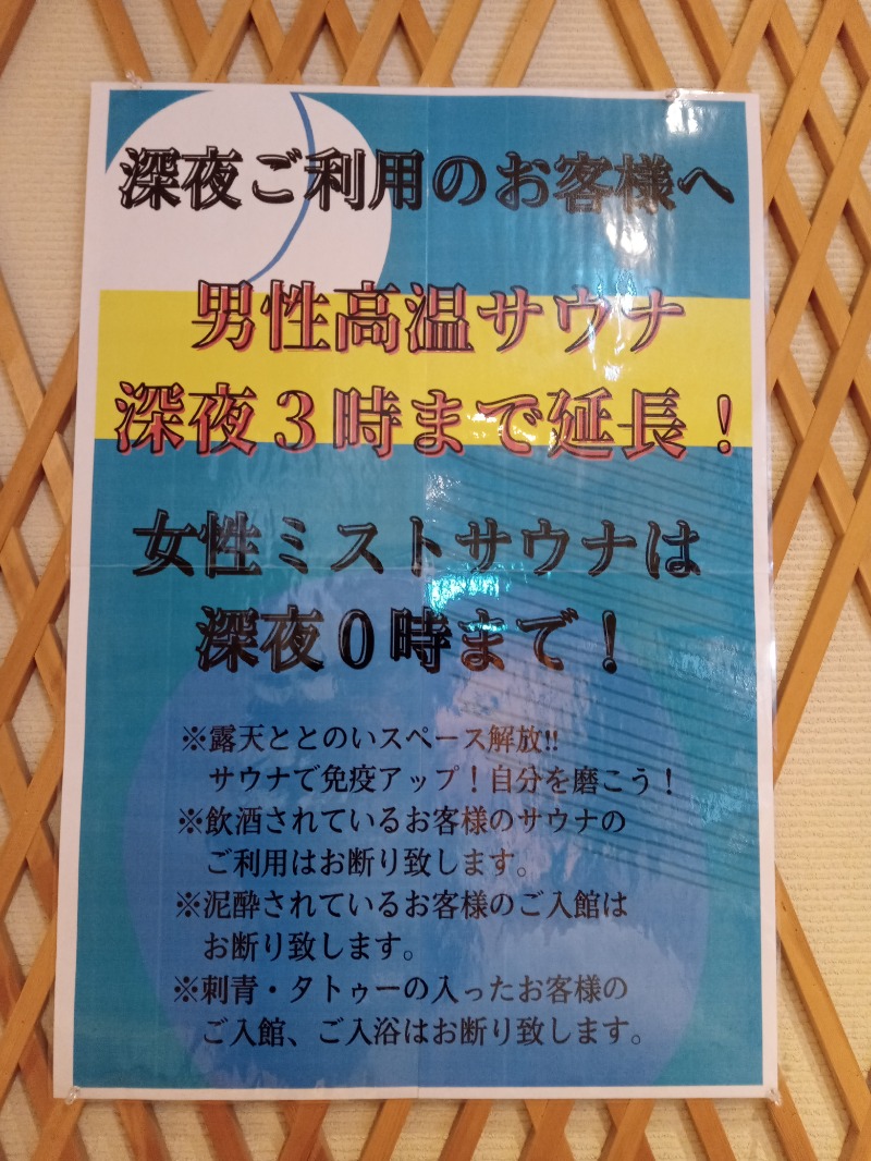 新、山崎。さんの郡山湯処 まねきの湯のサ活写真