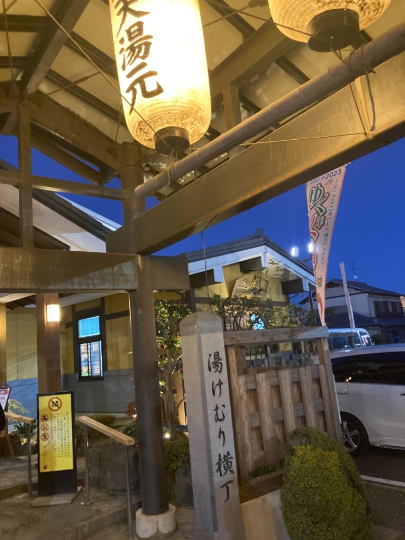 めんまさんの野天湯元 湯快爽快『湯けむり横丁』おおみやのサ活写真