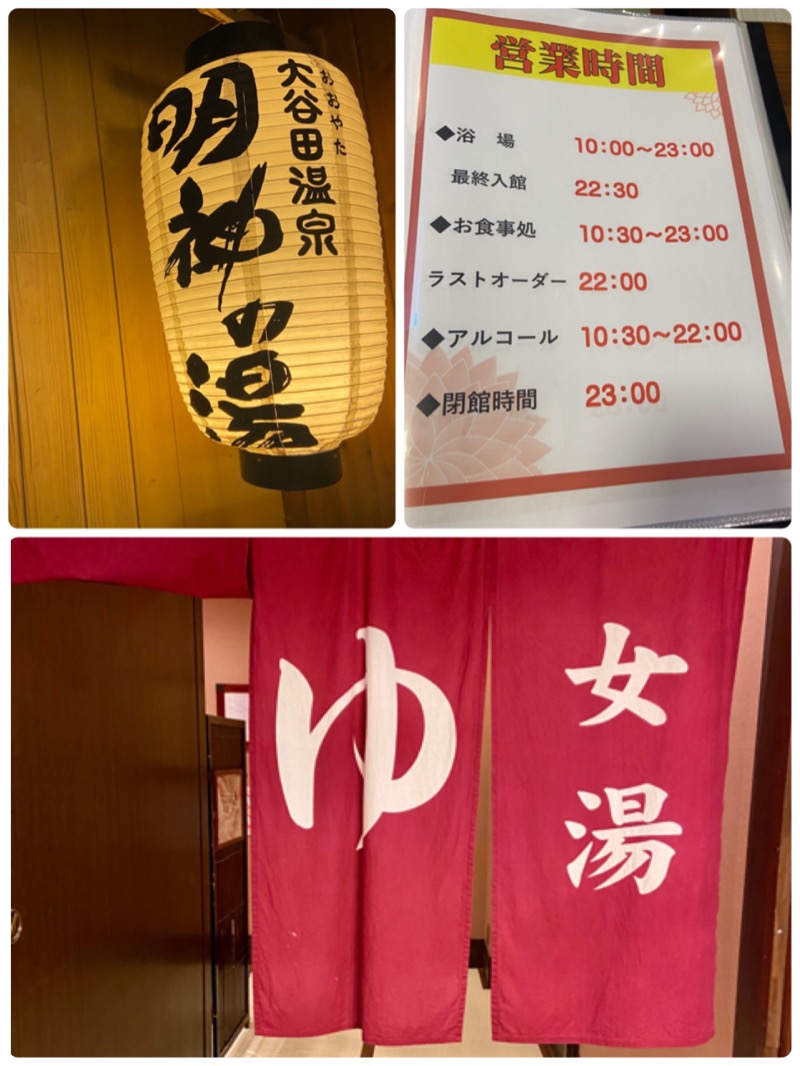 ＯＳさんの大谷田温泉 明神の湯のサ活写真
