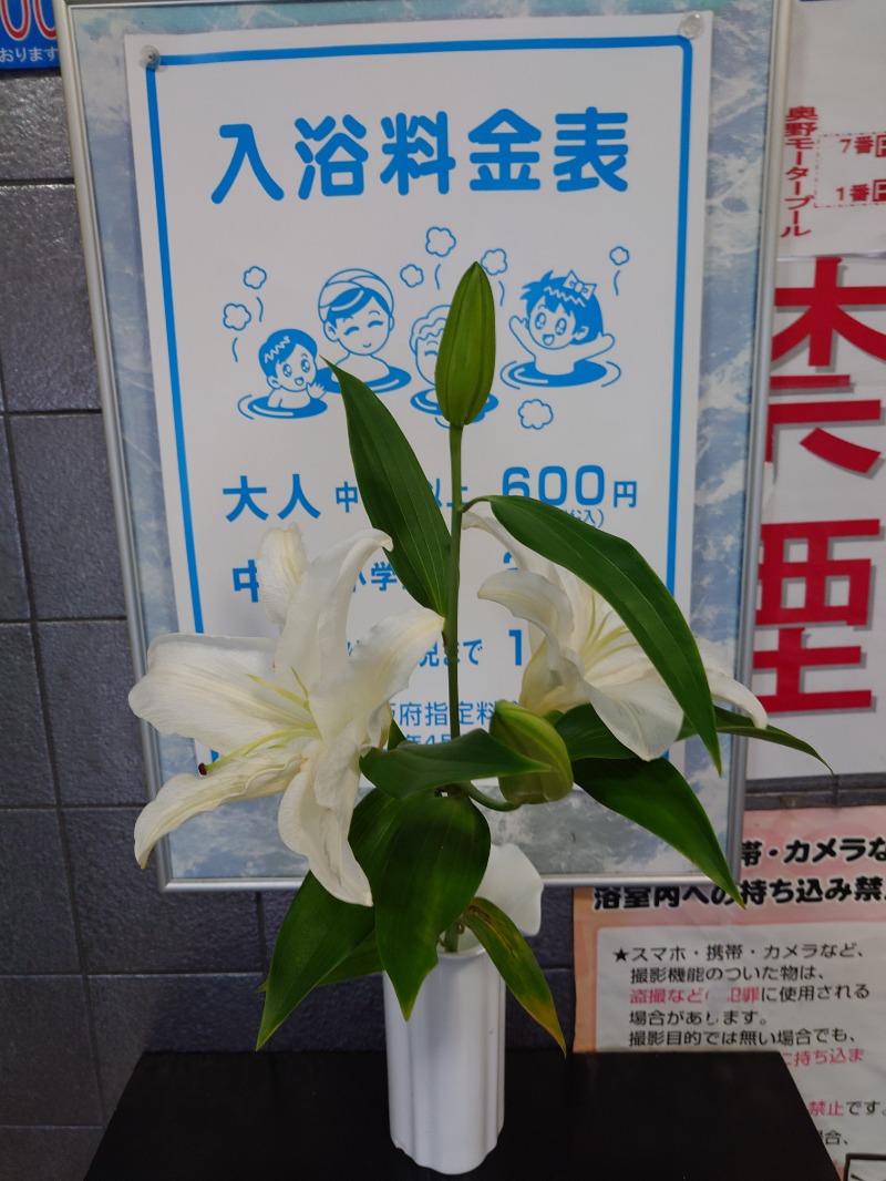 かどや商店さんの七福温泉のサ活写真