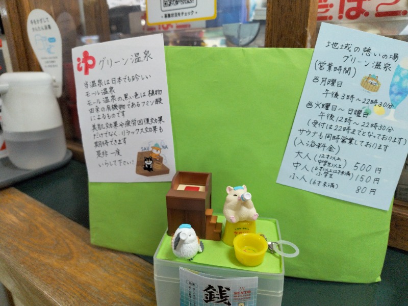 ☆☆ヒロテテ☆☆さんのグリーン温泉のサ活写真