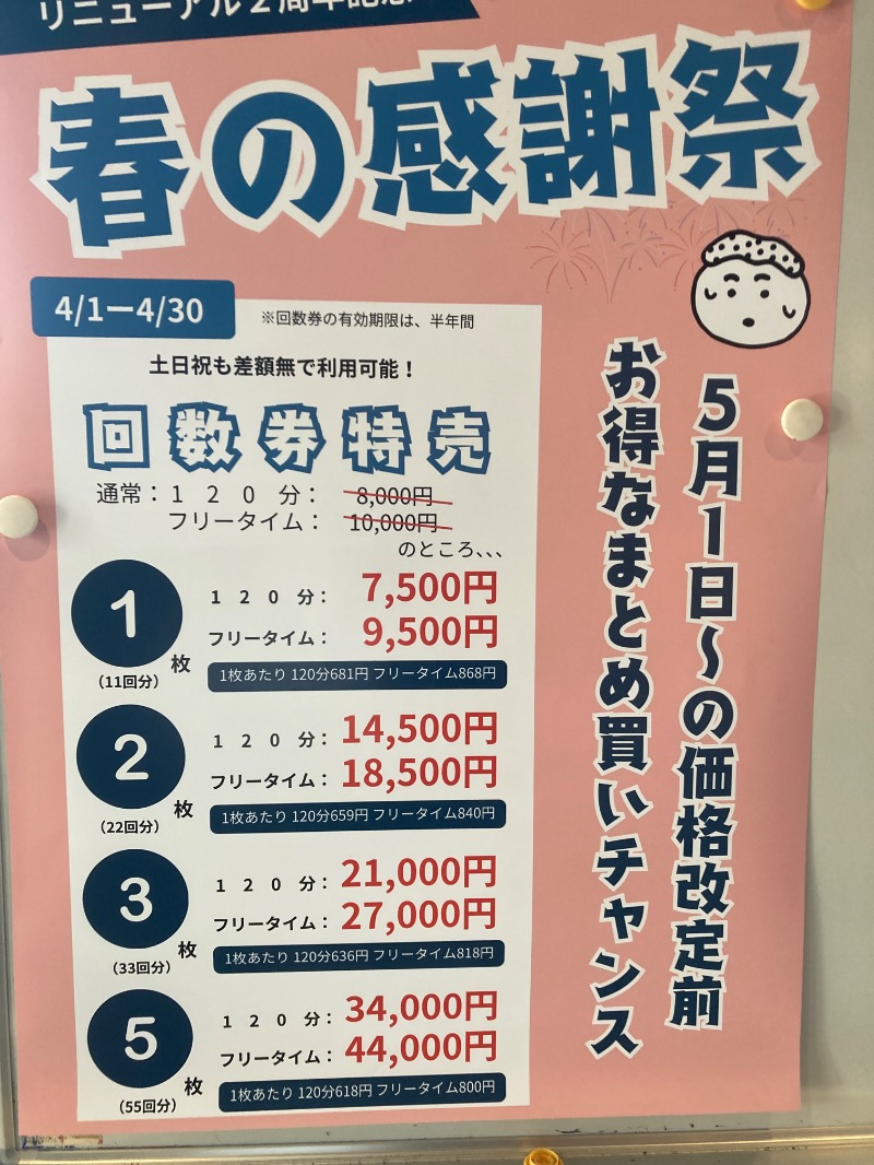ランとサウナとビールさんのサウナコタンサッポロのサ活写真