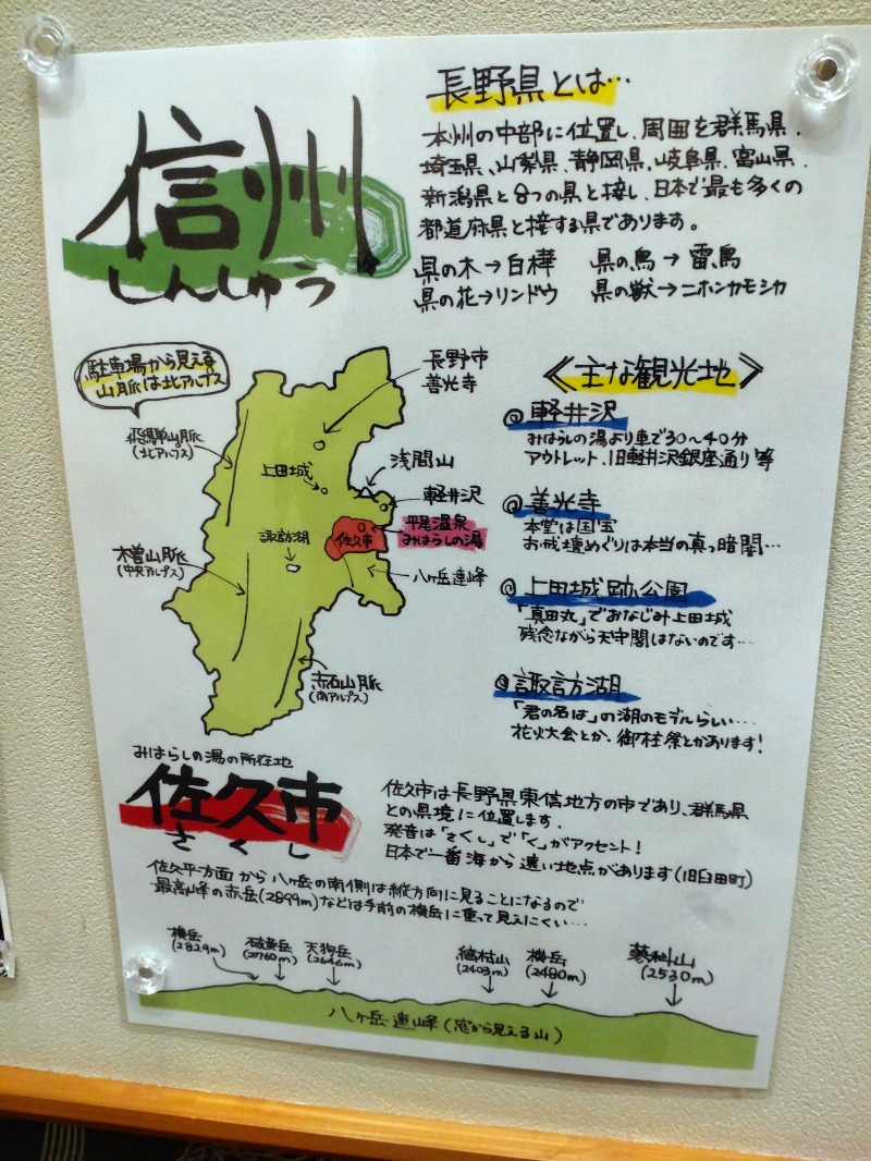 まるさんの平尾温泉 みはらしの湯のサ活写真