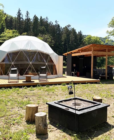 numatana glamping resort 写真